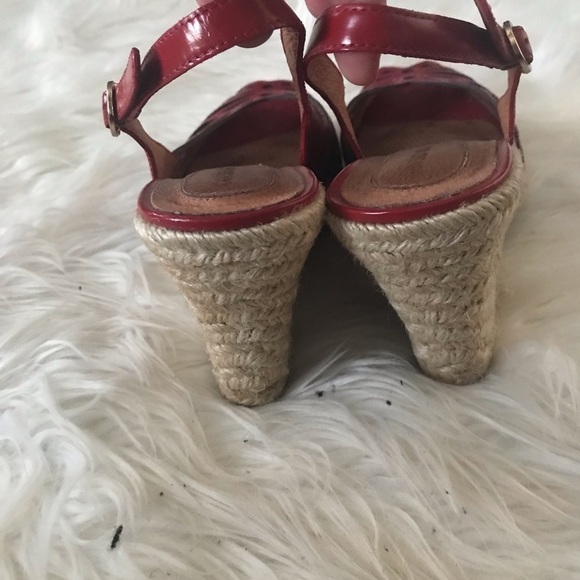 Corso Como red patent leather espadrille wedge 8 - Picture 2 of 8